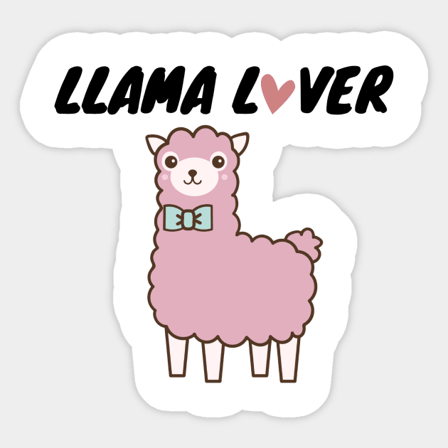 Llama Lover Sticker by Simple D.